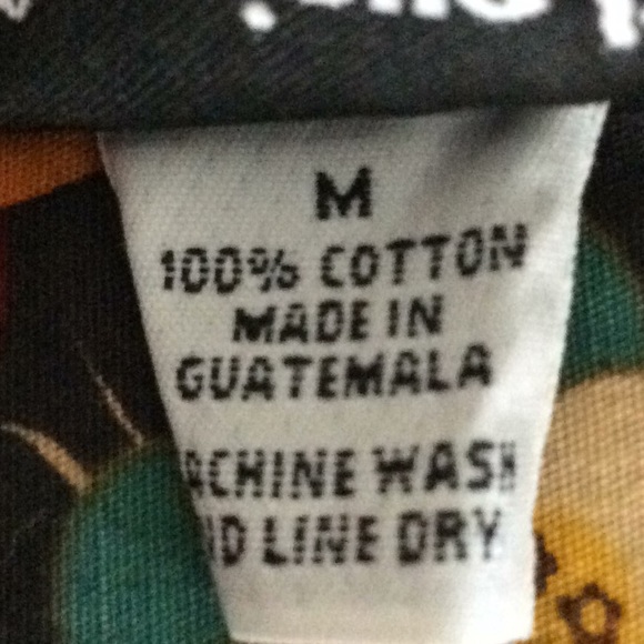 Cotton batik shirt. Great vintage look All cotton. - Picture 7 of 7